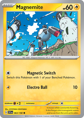 Magnemite Scarlet & Violet Pokemon Card