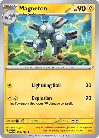 Magneton Scarlet & Violet Pokemon Card