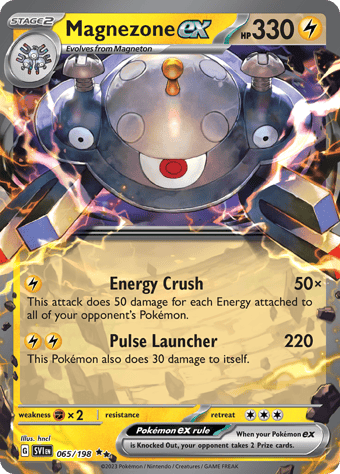 Magnezone EX Scarlet & Violet Pokemon Card