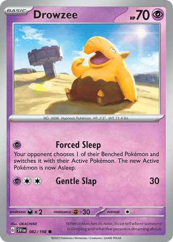 Drowzee Scarlet & Violet Pokemon Card
