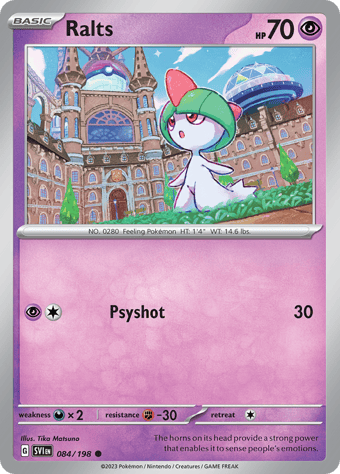 Ralts Scarlet & Violet Pokemon Card