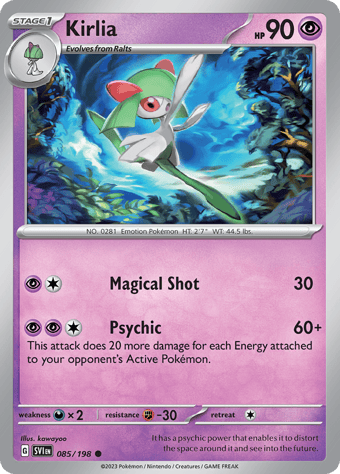 Kirlia Scarlet & Violet Pokemon Card