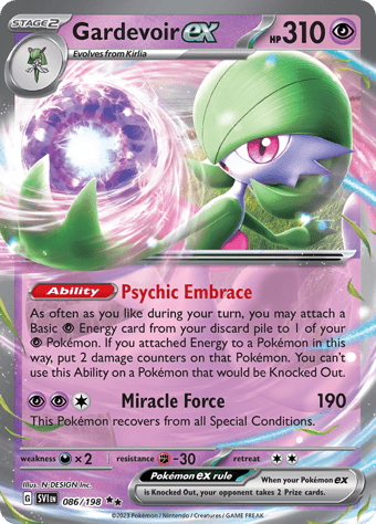 Gardevoir ex Scarlet & Violet Pokemon Card