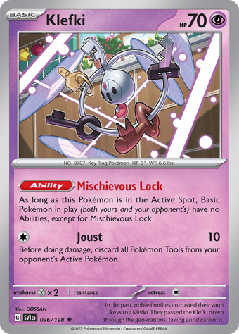 Klefki Scarlet & Violet Pokemon Card
