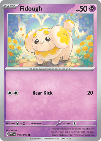 Fidough Scarlet & Violet Pokemon Card