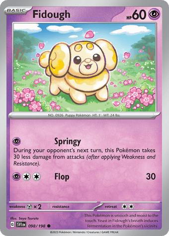 Fidough Scarlet & Violet Pokemon Card
