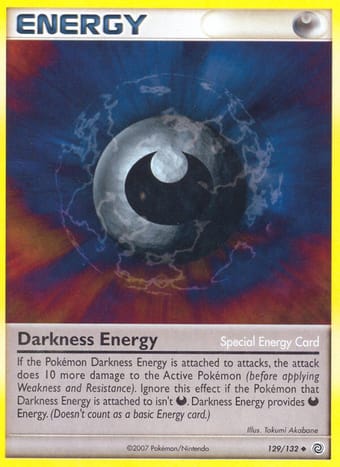 Darkness Energy Secret Wonders Pokemon Card