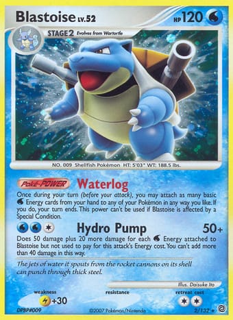 Blastoise Secret Wonders Pokemon Card