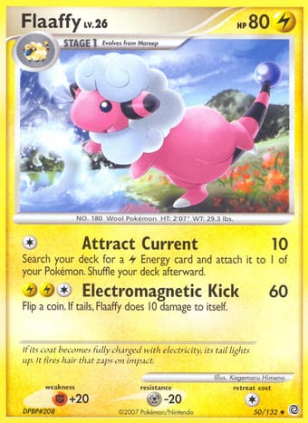 Flaaffy Secret Wonders Pokemon Card