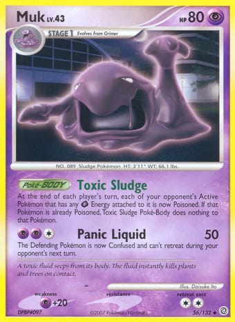Muk Secret Wonders Pokemon Card