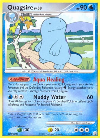Quagsire Secret Wonders Pokemon Card