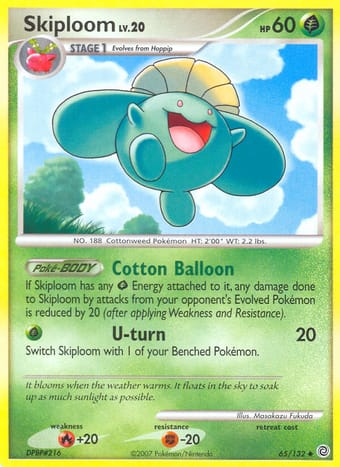Skiploom Secret Wonders Pokemon Card