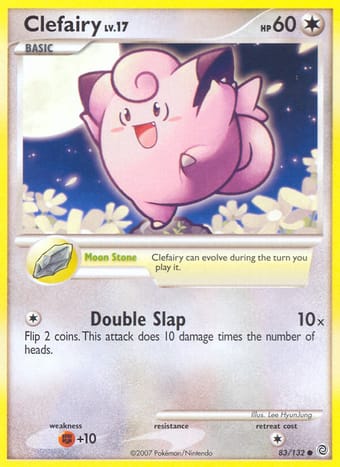 Clefairy Secret Wonders Pokemon Card