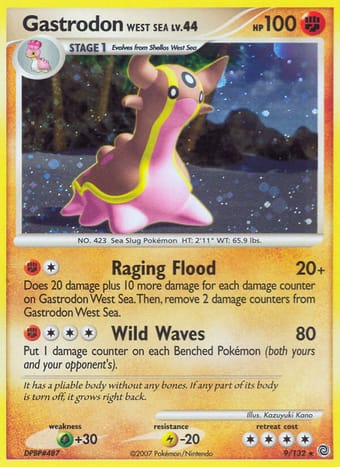 Gastrodon West Sea Secret Wonders Pokemon Card