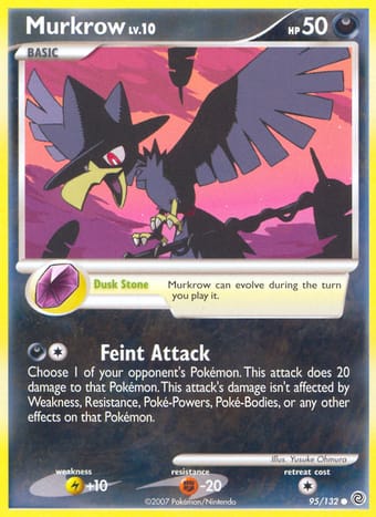 Murkrow Secret Wonders Pokemon Card