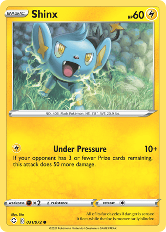 Shinx Shining Fates Pokemon Card