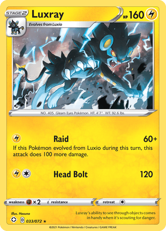 Luxray Shining Fates Pokemon Card