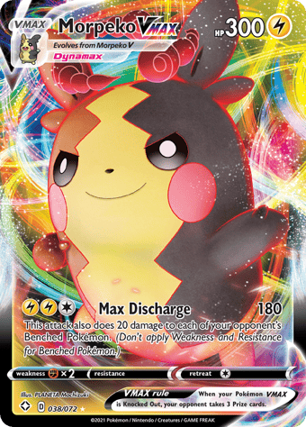 Morpeko VMAX Shining Fates Pokemon Card