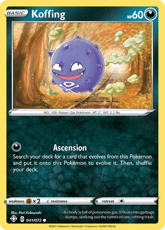 Koffing Shining Fates Pokemon Card