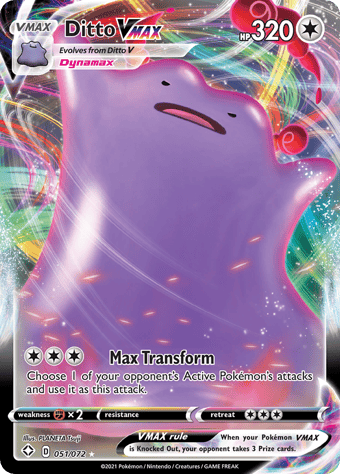 Ditto VMAX Shining Fates Pokemon Card