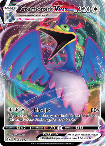 Cramorant VMAX Shining Fates Pokemon Card