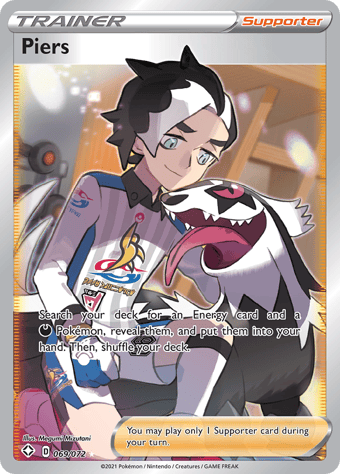 Piers Shining Fates Pokemon Card