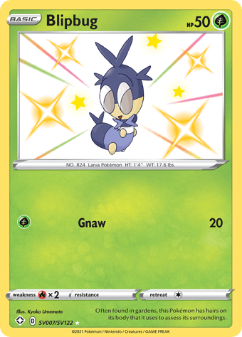 Blipbug Shining Fates Pokemon Card