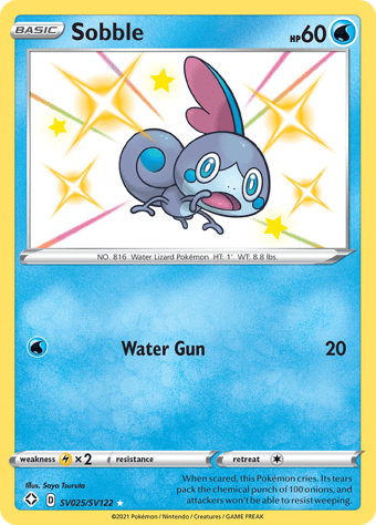 Sobble Shining Fates Pokemon Card