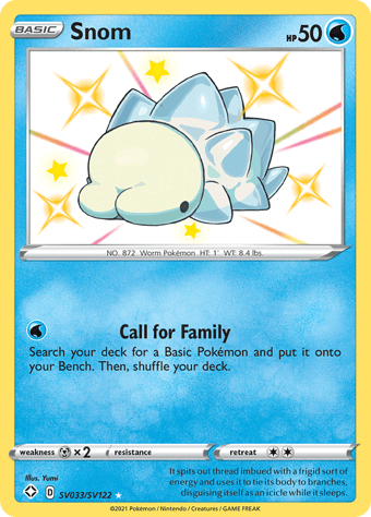 Snom Shining Fates Pokemon Card