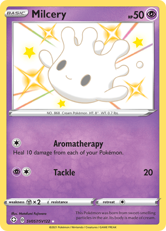 Milcery Shining Fates Pokemon Card