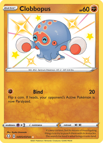 Clobbopus Shining Fates Pokemon Card