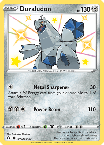 Duraludon Shining Fates Pokemon Card