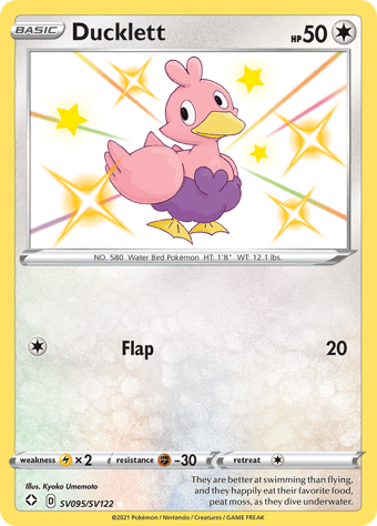Ducklett Shining Fates Pokemon Card
