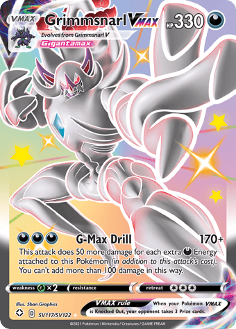 Grimmsnarl VMAX Shining Fates Pokemon Card