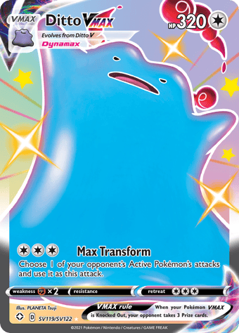 Ditto VMAX Shining Fates Pokemon Card