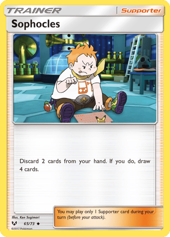 Sophocles Shining Legends Pokemon Card