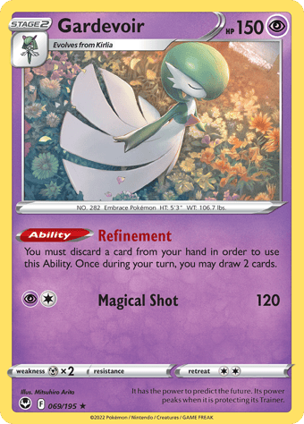 Gardevoir Silver Tempest Pokemon Card