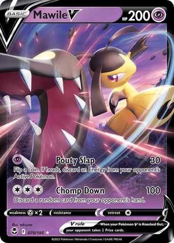 Mawile V Silver Tempest Pokemon Card