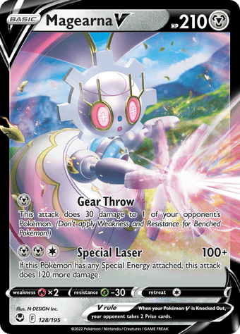 Magearna V Silver Tempest Pokemon Card