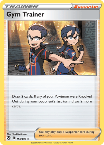 Gym Trainer Silver Tempest Pokemon Card