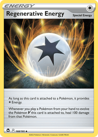 Regenerative Energy Silver Tempest Pokemon Card