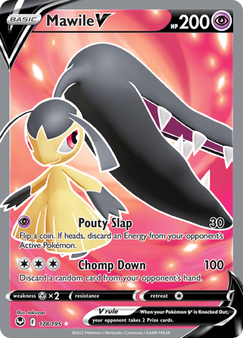 Mawile V Silver Tempest Pokemon Card