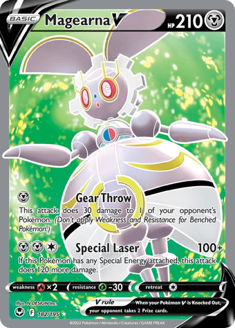 Magearna V Silver Tempest Pokemon Card