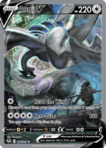 Lugia V Silver Tempest Pokemon Card