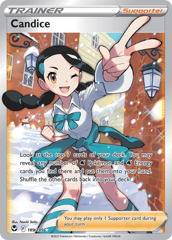 Candice Silver Tempest Pokemon Card