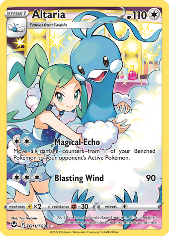 Altaria Silver Tempest Pokemon Card