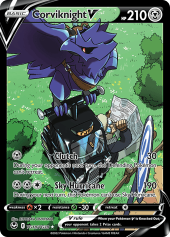 Corviknight V Silver Tempest Pokemon Card