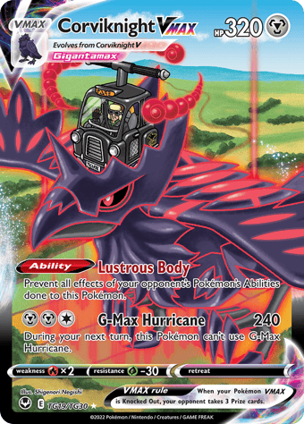 Corviknight VMAX Silver Tempest Pokemon Card