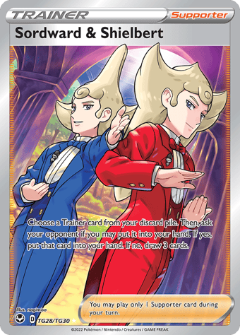 Sordward & Shielbert Silver Tempest Pokemon Card
