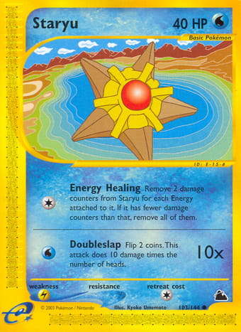 Staryu Skyridge Pokemon Card